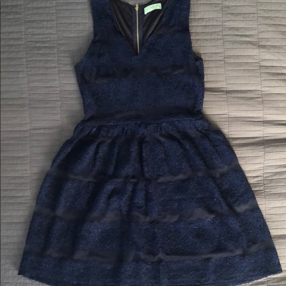 Navy Mini Dress